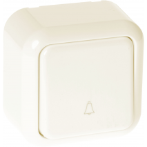 Pulsador Timbre Serie Ancient Beis 6x6x3 Cm