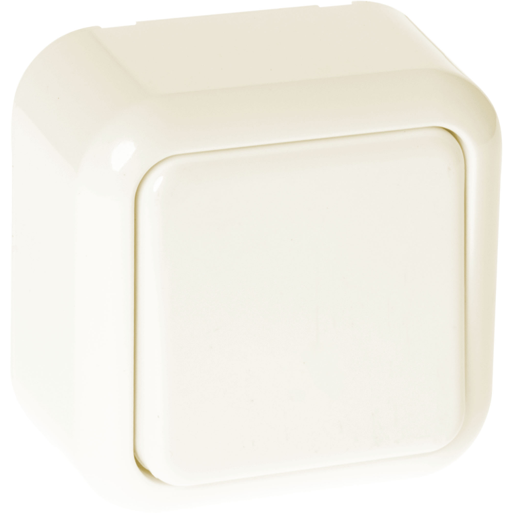 Conmutador Ancient 1 Tecla Beis 6x6x3 Cm
