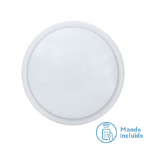 Plafon 18w 3000-4000-6000k Celestina Blanco 1440lm 9,5x34x34 Cm C/remoto Y Efecto Estrellado