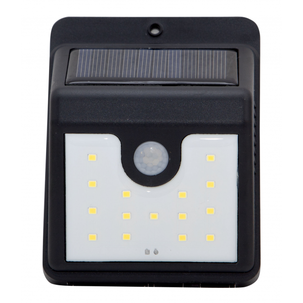 Aplique Solar 3w 4000k Sagan Negro Ip65 300lm Aplique Solar 3w 4000k Sagan Negro Ip65 300lm