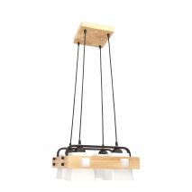 Lampara Arendal 4xe27 Haya/blanco 44x44xreg