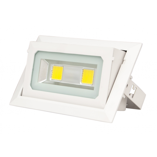 Foco Basculante 50w 3000k Newton Blanco 5500lm Foco Basculante 50w 3000k Newton Blanco 5500lm