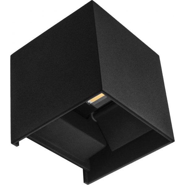 Aplique 6w 4000k Sever Negro 660lm Ip54 10x10x10 Aplique 6w 4000k Sever Negro 660lm Ip54 10x10x10