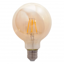 Bombilla 4w 2200k Globo Vintage 330lm E27 9,5d
