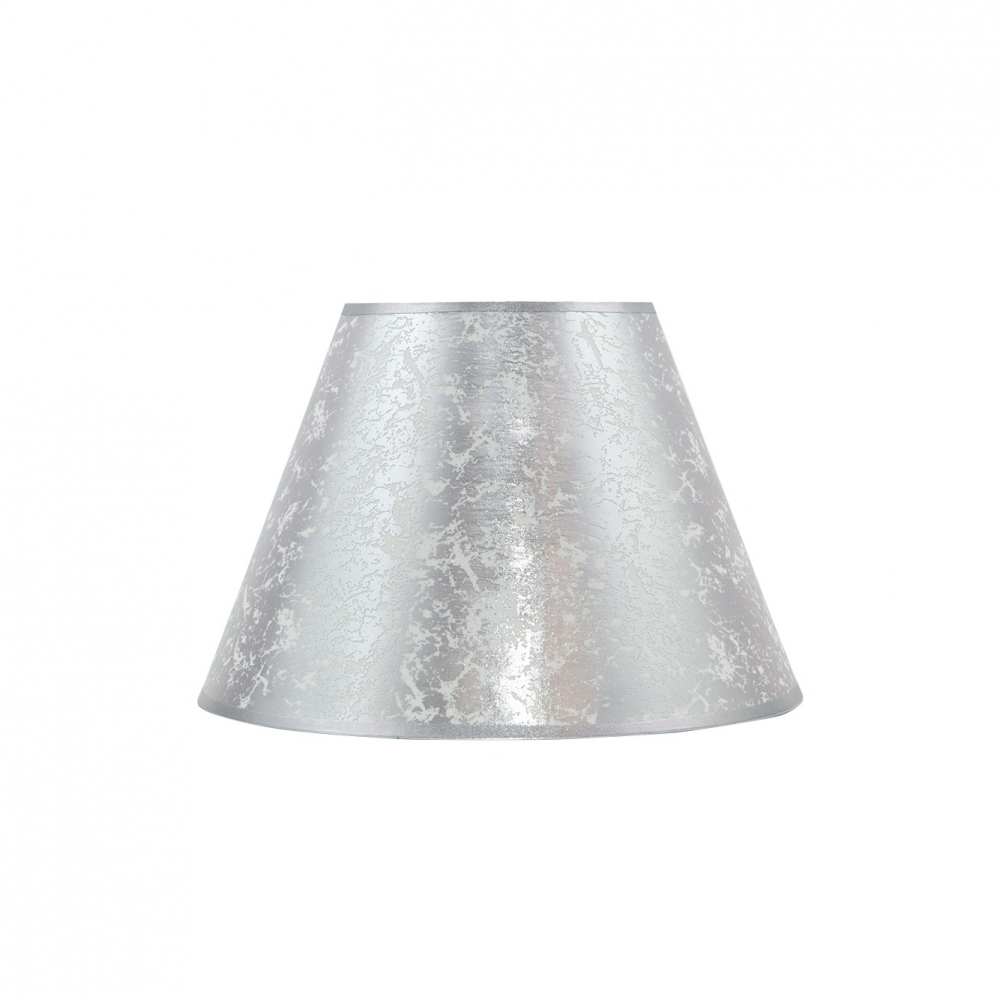 Pantalla Lourdes Conica Plata Pinza 15dx8dx12h