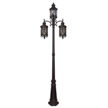 Farola Exterior Orquidea 3xe27 81x235