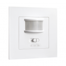 Sensor Encastrar Movimiento E Infrarr. Move Vi Blanco Alcance 9m 160º IP20 8,2x8,2x5 Cm  Corte 7x7 Cm Regulable Tiempo e intensi