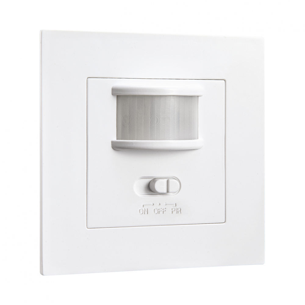 Sensor Encastrar Movim. E Infrarr. Move Vi Blanco Alcance 9m 160º IP20 8,2x8,2x5 Cm Corte 7x7 Cm Regulable Tiempo e intensidad