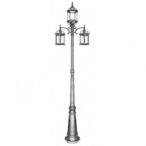 Farola Exterior Amapola 3xe27 Plata 233x60x20