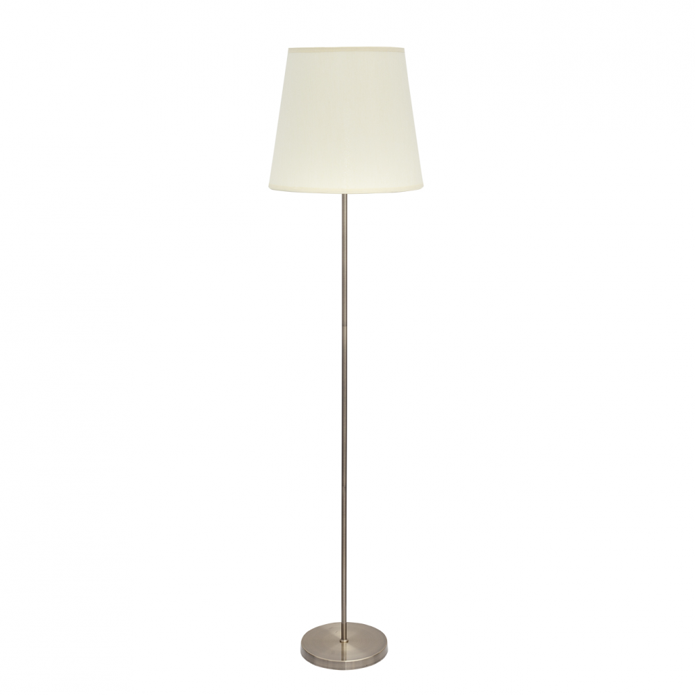 Pie Salon Maldivas 1xe27 Cuero/beis 175x40x40 Cm