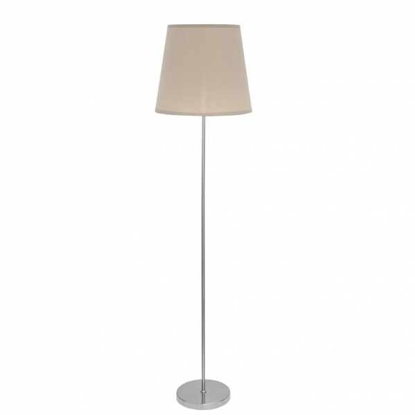 pie Salon Maldivas 1xe27 Niquel/piedra 175x40x40 Cm