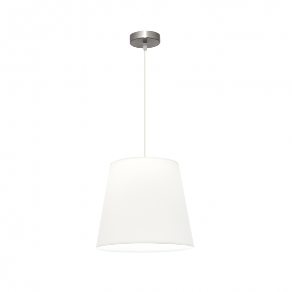 Colgante Maldivas 1xe27 Niquel/blanco Reg.35d Colgante Maldivas 1xe27 Niquel/blanco Reg.35d