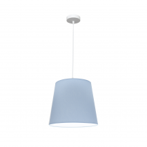 Colgante Maldivas 1xe27 Blanco/celeste Reg.35d