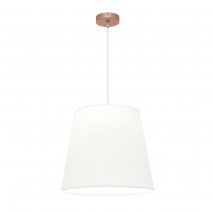 Colgante Maldivas 1xe27 Oro Rosa/blanco Reg.40d