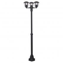 Farola Terva 3xe27 Ip44 Antracita  190 Cm