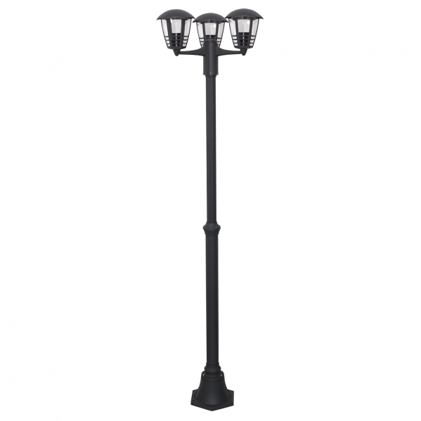 Farola Terva 3xe27 Ip44 Antracita 190 Cm Farola Terva 3xe27 Ip44 Antracita 190 Cm