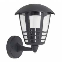 Aplique Terva 1xe27 Ip44 Antracita 23 Cm