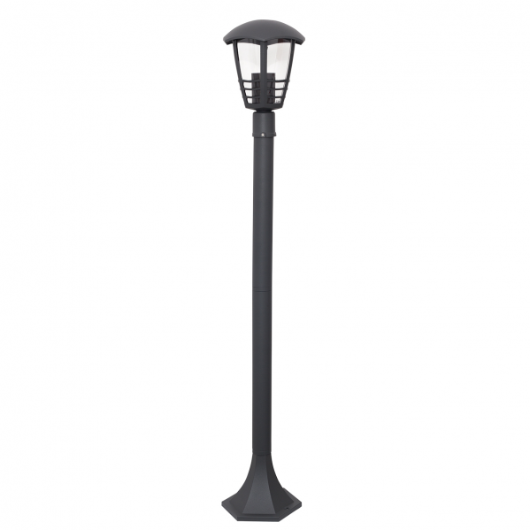 Farola Terva 1xe27 Ip44 Antracita 100 Cm Farola Terva 1xe27 Ip44 Antracita 100 Cm