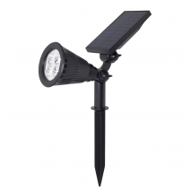 Pincho Solar Crepuscular 3w Verano Luz Verde Para Jardin Ip65 42x9,2x27 Cm