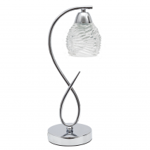 Sobremesa Juarez Cromo 1xe14 39x13x17 Cm