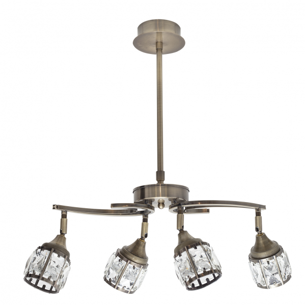 lampara 4x5w 4000k Catania Cuero 1600lm