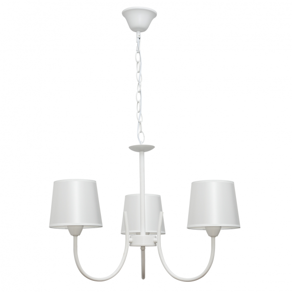 Lampara Guadalajara 3xe14 Blanca Pantalla Blanca Lampara Guadalajara 3xe14 Blanca Pantalla Blanca