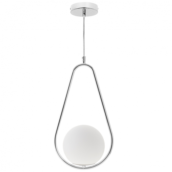 colgante Aimee  forma pera1xe27 Cromo Regx21,5x15 Cm