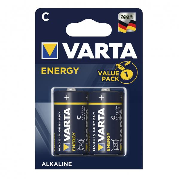 Blister 2 Pilas C/lr14 1,5 V Varta Alkalina Energy