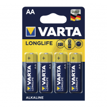 Blister 4 Pilas Aa/lr06 1,5 V Varta Alkalina Longlife