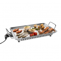 Plancha De Cocinar Electrica 1600w Acero Inoxidable  51,5x31,5