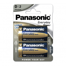 Blister 2 Pilas D/lr20  1,5 V  Panasonic Alkaline Everyday-power