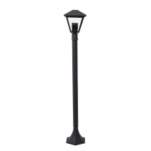 Farola Peq. Dornela 1xe27 Gris Oscuro Ip44 100 Cm