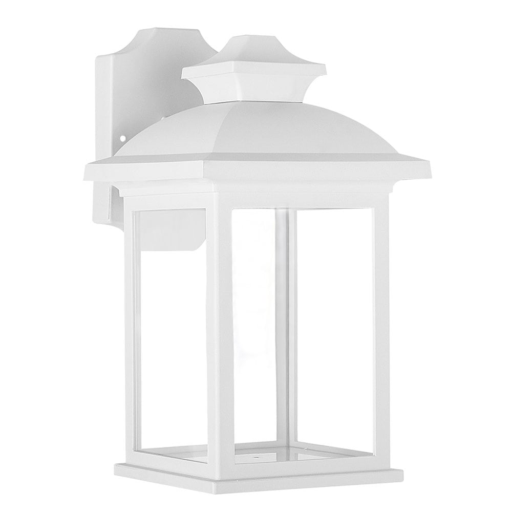 Aplique Exterior Alcandia 1xe27 Blanco Ip44policarbonato 31x17x22,3 Cm