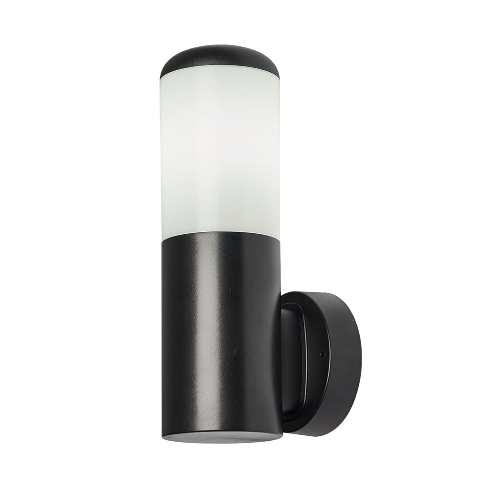 Aplique Exterior Azafran 1xe27 Negro Policarbonato 19,6x9,1x13,4 Cm Ip44
