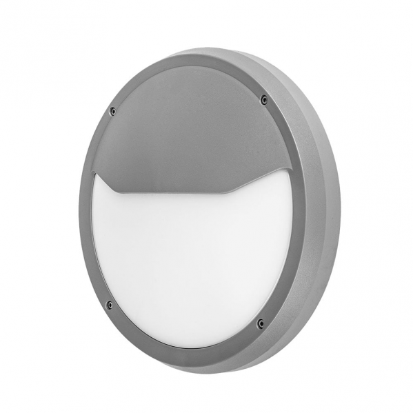 aplique Exterior Coliandro 2xe27 Grispolicarbonato  9,4x30d  Ip65