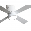 Ventilador 18w Barine Blanco 4 Aspas Blanca/haya 3 Velocid. C/remoto Temporizador 122 D