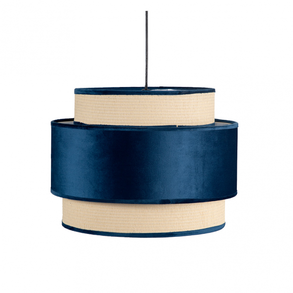 colgante 3 Pantallas Adriano1xe27 Azul Reg X 40d