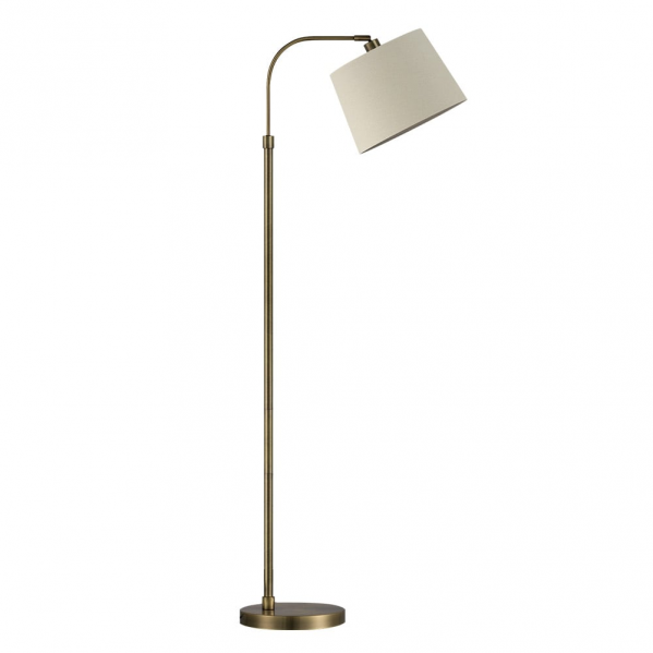 pie Salon Milad 1xe27 Cuero 161x33x46 Cm  Orientable Amplitud Regulable