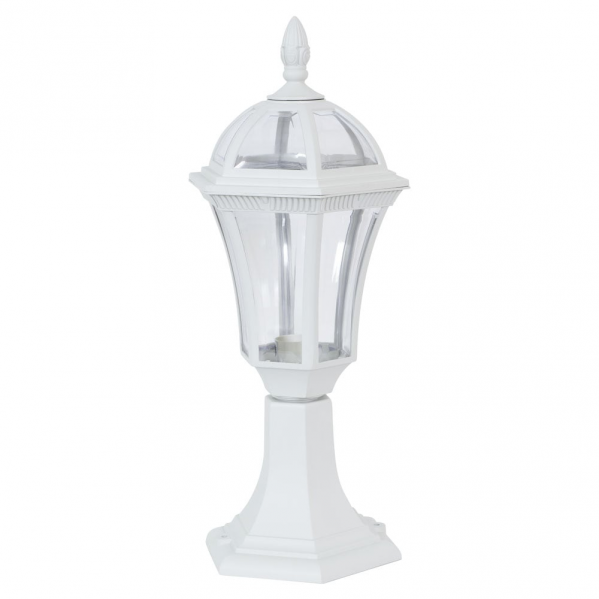 sobremuro Exterior Comino 1xe27 Blanco Ip44 Policarbonato 47,6x17,6x17,6 Cm