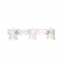 Aplique Baño 3 Focos Led  15w 6000k Blanco C/cristal Decorativo 10x50x15 Cm Articulable Y Orientable