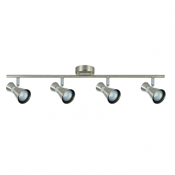 regleta Maximo 4xgu10 Niquel/cromo 15x69,5x8,5 Cm