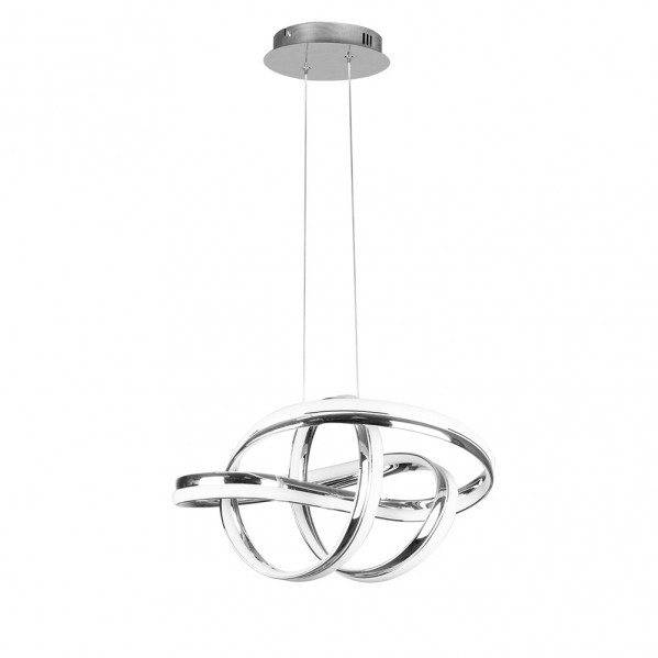 colgante Nudo 56w 4480lm Cromo Regx48x40 Cm 4000k