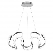 Colgante Nudo 60w 4800lm Cromo Regx60x60 Cm 4000k