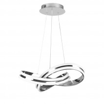 Colgante Nudo 56w 4480lm Cromo Regx46x46 Cm 4000k