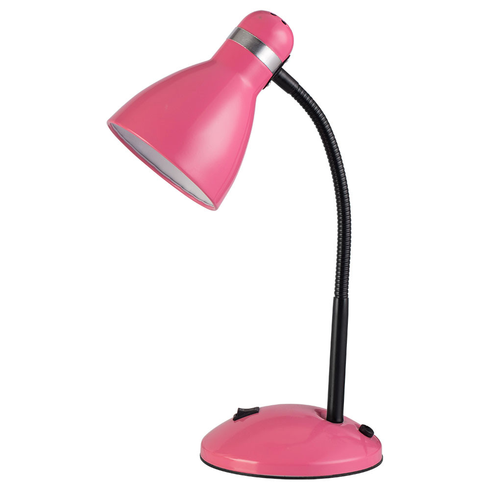 Flexo Lazulita 1xe27 Rosa/cromo 38x23x14,5 Cm
