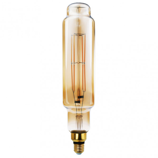 bombilla Filamento Tubular 35x8d 8w 640lm E27  Ambar 3000k