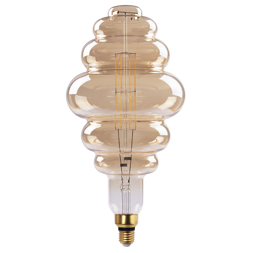 Bombilla Filamento Panal 41x20d 8w 850lm E27 Ambar 3000k