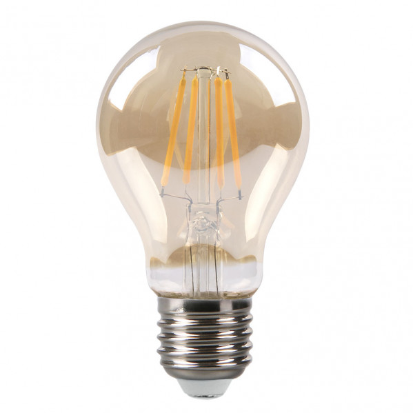 bombilla Filamento Standar 10x6d 8w 750lm E27   Ambar 2700k