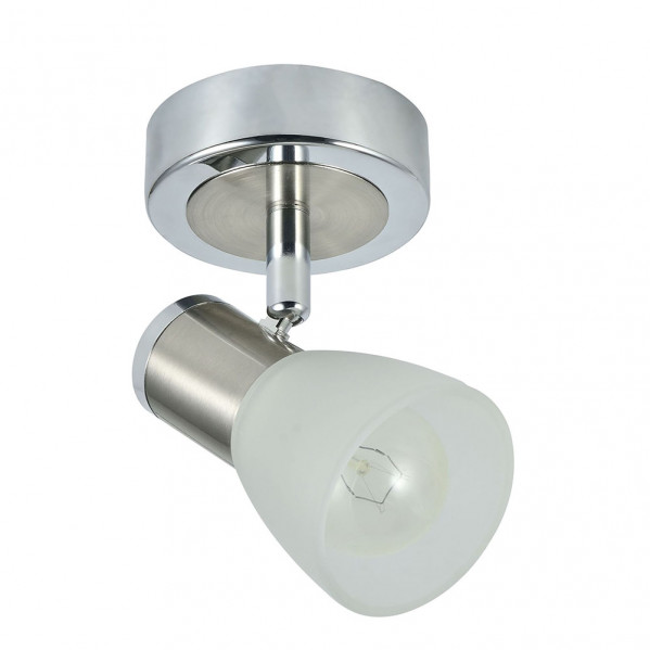 foco Cholo 1xe14 Cromo/niquel  14x8,5x11,5 Cm
