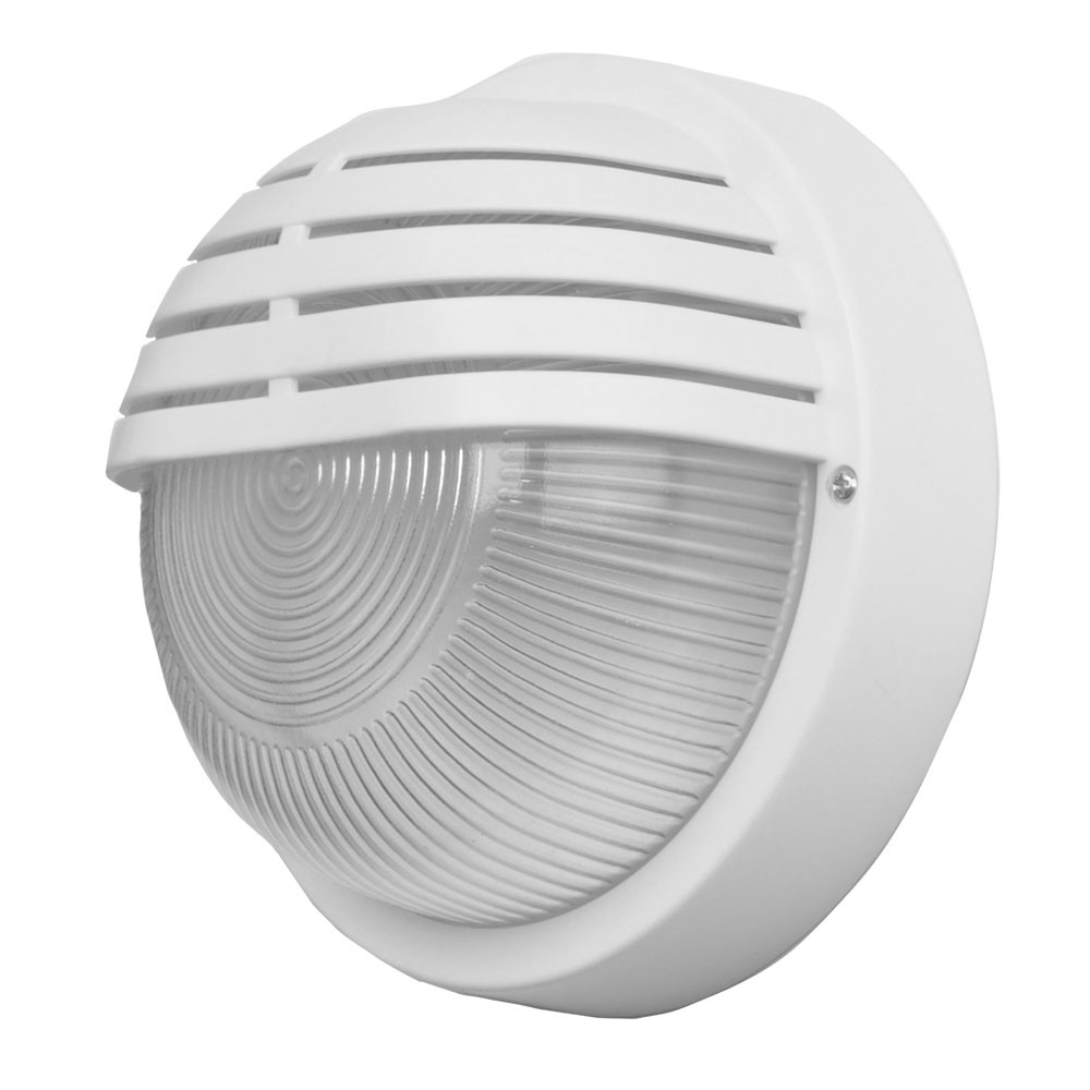 Aplique Exterior Canopus 1xe27 Policarb. Blanco 18,5x18,5x9,5 Cm Ip44
